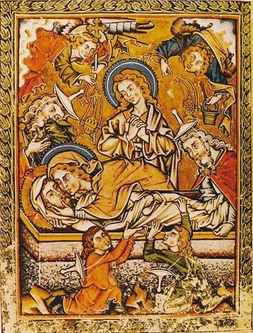 Entierro del Cristo, h. 1250-13000.