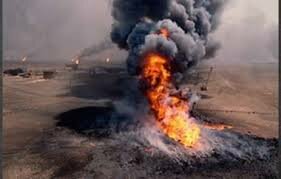 Incendios de pozos petrolíferos en kuwait