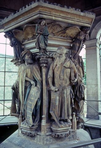 Claus Sluter, Los profetas Daniel e Isaias, 1396-1404.