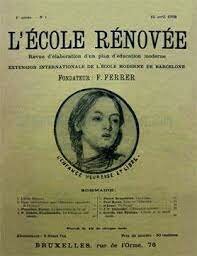 Ferrer Guardia edita la revista "Liga L'Ecole rénovée"