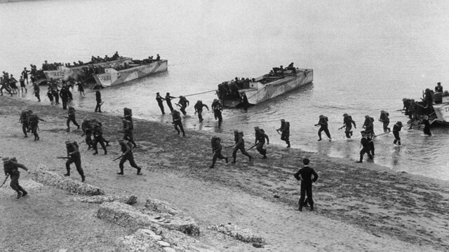 D-Day. Allied forces land in Normandy.