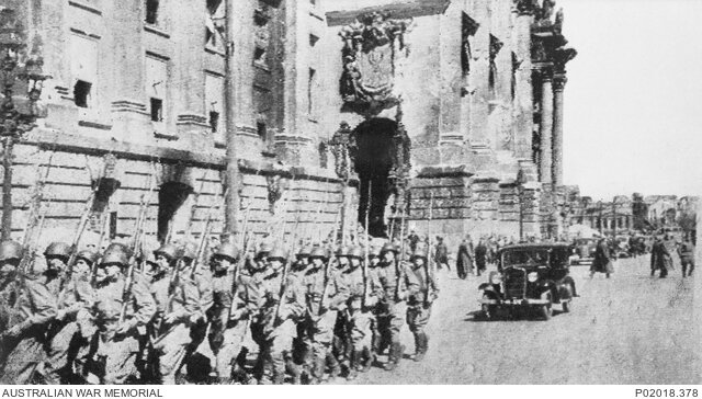 Berlin surrenders to the Russian Army.