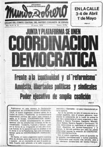 PLATAFORMA DE CONVERGENCIA DEMOCRÁTICA