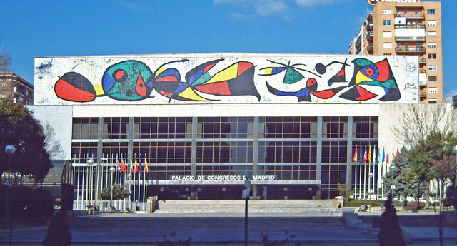 Mural Del Palacio De Congresos De Madrid