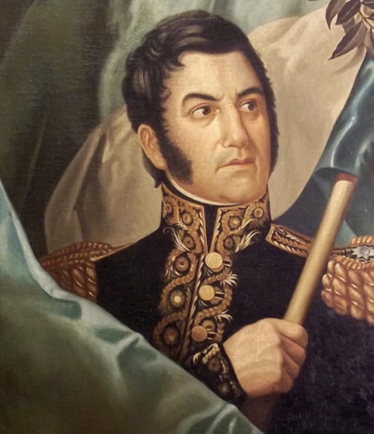 José de San Martín Liberated Santiago, Chile