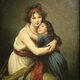 Self portrait with her daughter by elisabeth louise vigée le brun scaled
