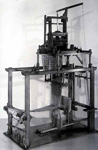Métier à tisser programmable de Joseph-Marie Jacquard