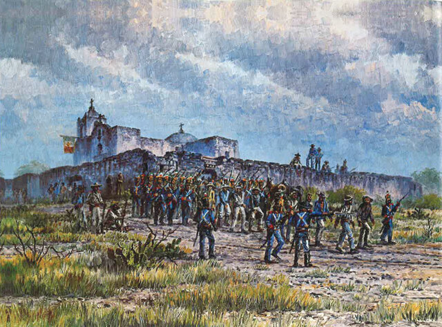 Texans marched toward Goliad