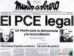 Legalización del PCE.