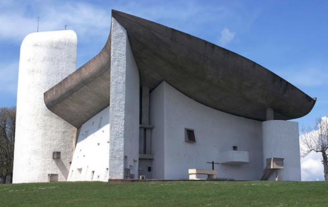 La capilla de Notre Dame du Haut en Ronchamp