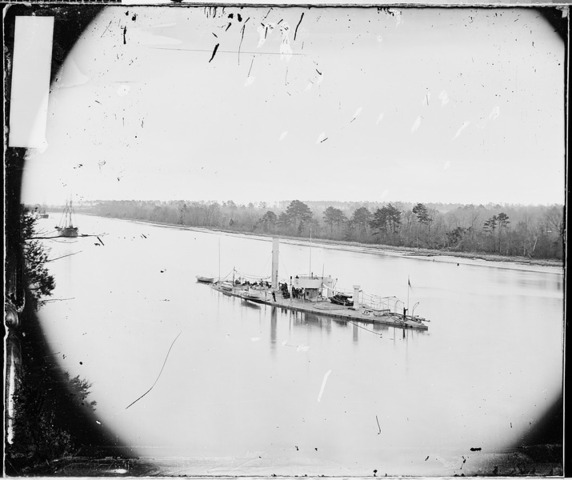 Landing in the James River