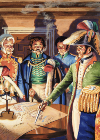 Battle of the Alamo beggining