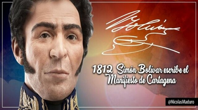 Manifiesto de Cartagena (Vicente Tejera y Simón Bolívar)