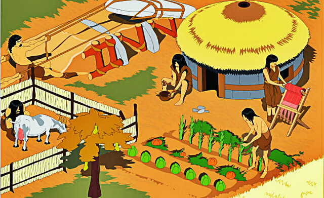 Nekataritza eta abeltzanintza sortu ziren