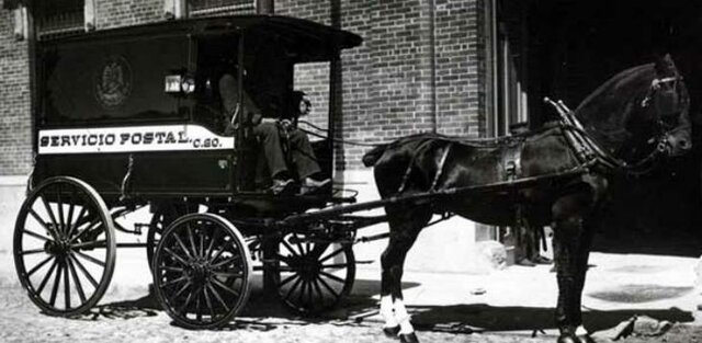 servicio postal en carta