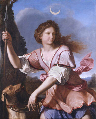 composizione de LA CACCIA DI DIANA