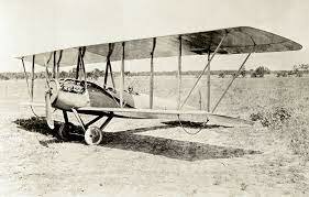 The first airplane flew.