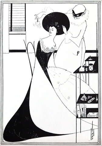 Ilustración para Salomé, de Oscar Wilde, 1894.