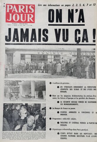 Mai 68 et l'arrivé de la presse militante et satirique