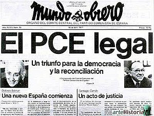 Legalización del PCE
