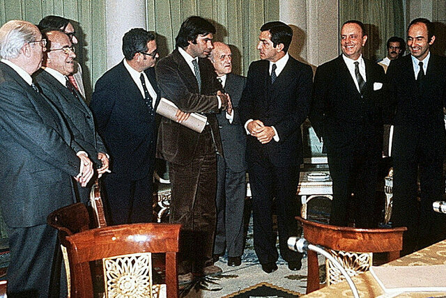 Firma de los Pactos de la Moncloa