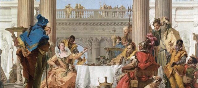 César llega a Egipto y nombra a Cleopatra faraona.