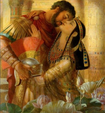 El general Romano Marco Antonio se casa con Cleopatra.