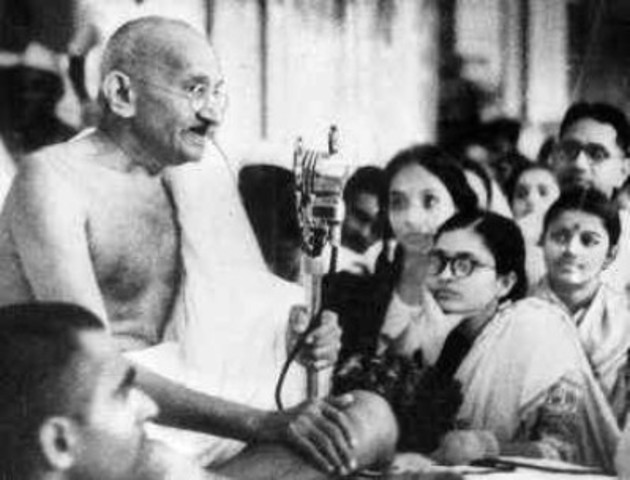 Gandhi was tried for sedition and sentenced to 6 years in jail.