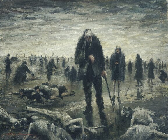 "Blind Man in Belsen"