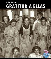 Mujeres que ofrendaron su vida en la fábrica textilera.