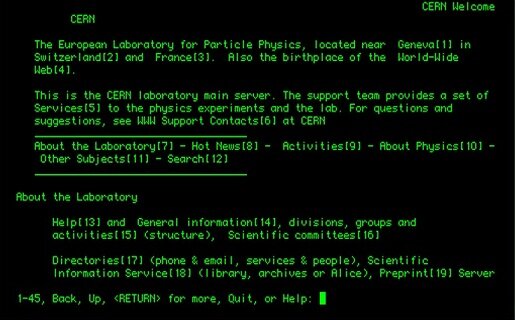 Nace la primera página web