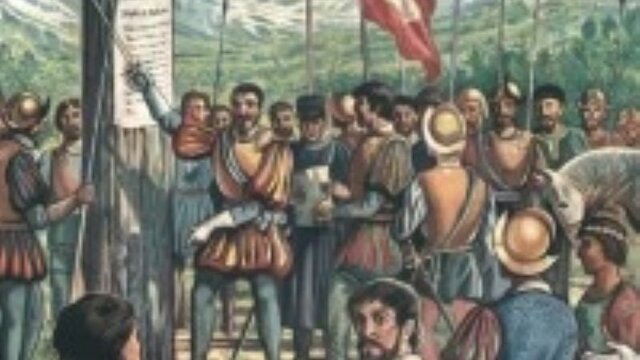 Fundación de la ciudad de San Juan de la frontera.