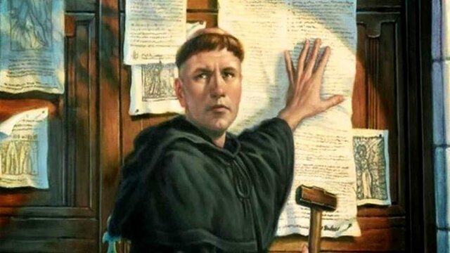 Martí Luther publica les 95 tesis