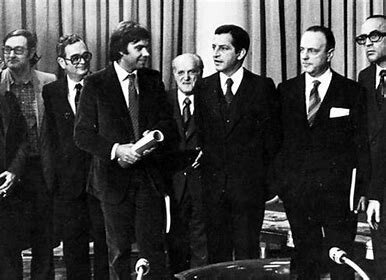 Firma de los Pactos de la Moncloa.