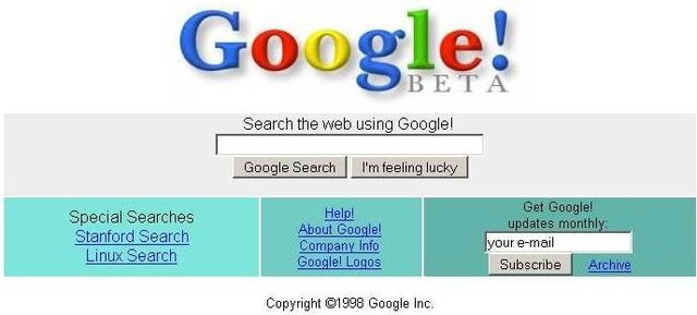 Nace Google (1998)