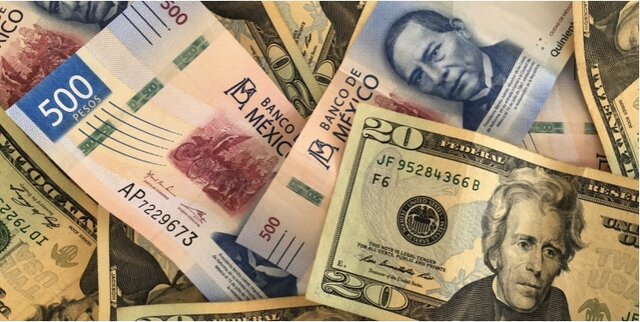 Planned exchange rate correction of the Mexican Peso to the US dollar