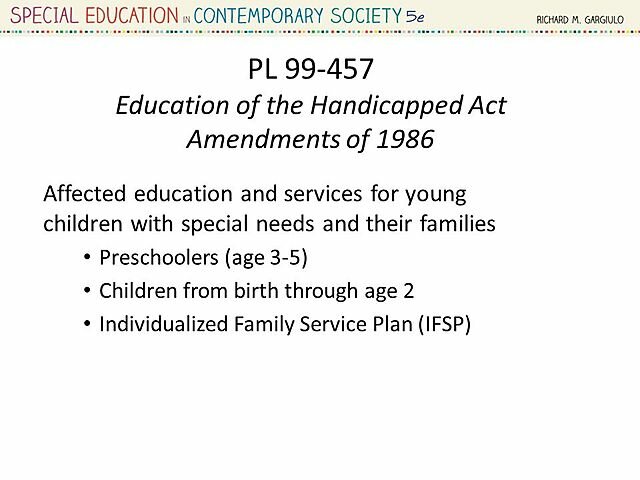 Education of Handicapped Act