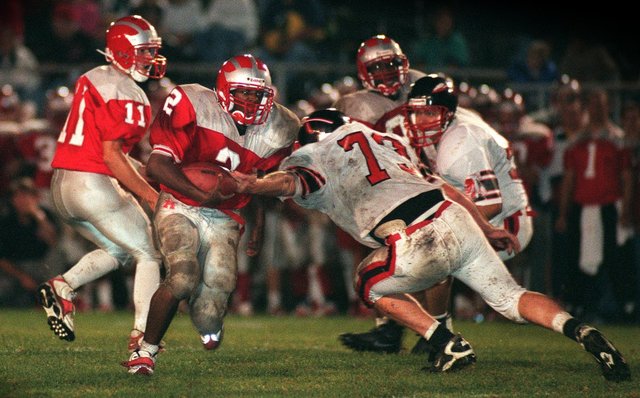 Muskego senior anchors the line