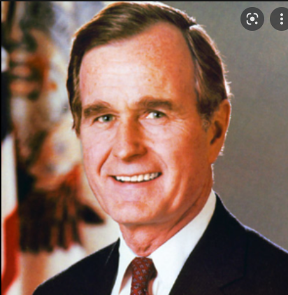 George H.W Bush now president