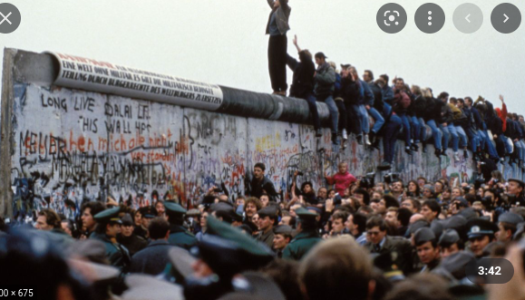 Berlin Wall comes down