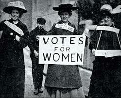 Derecho de las mujeres al voto.