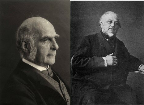 Francis Galton / Bénédict Morel