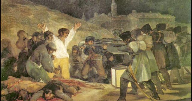 Los fusilamientos de la Moncloa, de Goya.