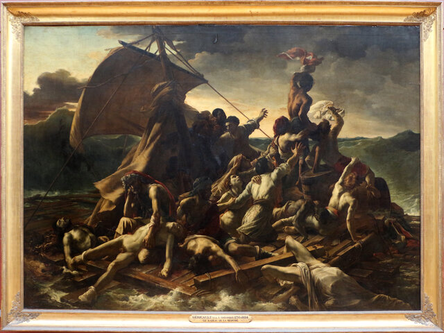 La balsa de la Medusa, de Géricault.