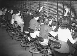 Central telefónica pública.