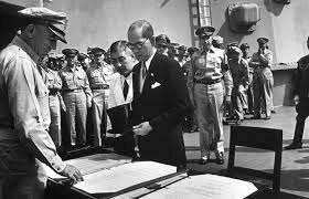 Japan surrenders