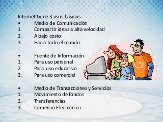 Usos del internet