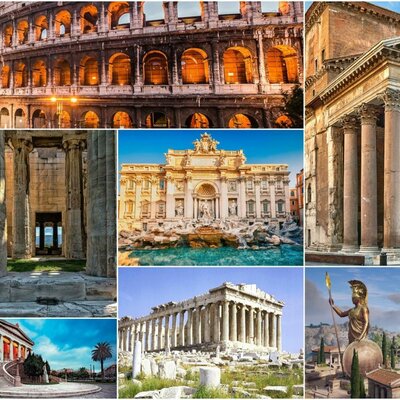 Timeline: Línea del tiempo época antigua Grecia y Roma