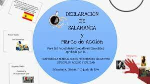 Declaración de Salamanca y Marco de Acción para las necesidades educativas especiales