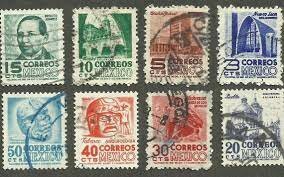 Uso de estampillas para el correo en México